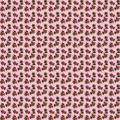 cute deer pattern pink