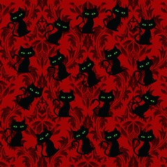 blood red cats