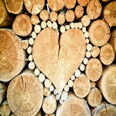 wooden heart