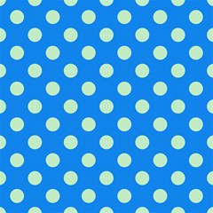 polka dots blue