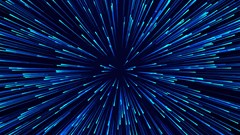 particle art background blue