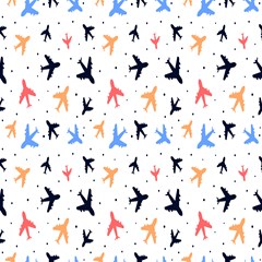 simple seamless pattern of planes