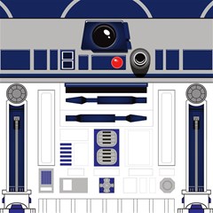 robot r2d2 r2 d2 pattern