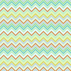 zigzag complied multi colors