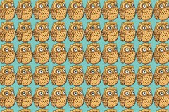 owl bird pattern