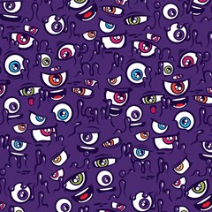 eye artwork decor eyes pattern purple form backgrounds illustration