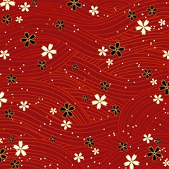 flower washi floral background