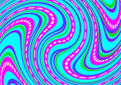 swirls pattern design bright aqua