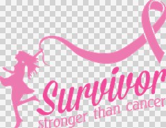 survivor stronger than cancer pink ribbon