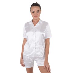 Satin Short Sleeve Pajamas Set Icon