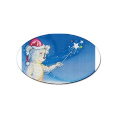 Santa Wand Koala 10 Pack Sticker (oval)