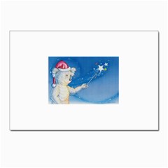 Santa Wand Koala 10 Pack Large Postcard by Koalasandkangasplus