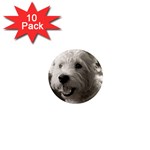 Westie.puppy 10 Pack Mini Magnet (Round) Front