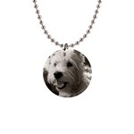 Westie.puppy Mini Button Necklace Front