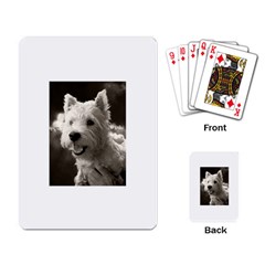 Westie Puppy Cards Standard Playing Cards by Koalasandkangasplus