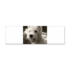 Westie Puppy Bumper Sticker by Koalasandkangasplus