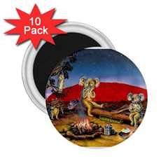 Uluru  10 Pack Regular Magnet (round)