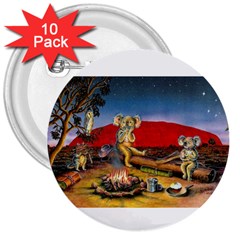 Uluru  10 Pack Large Button (round)