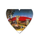 Uluru  Large Sticker Magnet (Heart) Front