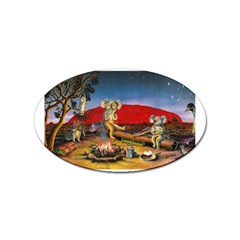 Uluru  100 Pack Sticker (oval)