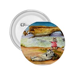 London Bridge  Regular Button (round) by Koalasandkangasplus