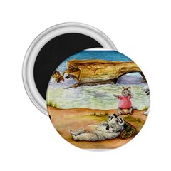 London Bridge  Regular Magnet (round) by Koalasandkangasplus