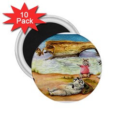 London Bridge  10 Pack Regular Magnet (round)