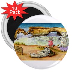 London Bridge  10 Pack Large Magnet (round)