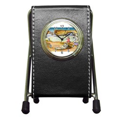 London Bridge  Stationery Holder Clock