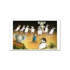 Penguin Parade  10 Pack Sticker (rectangle)