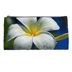 Frangipani Tropical Flower Pencil Case by Koalasandkangasplus