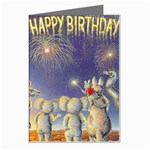 happy.birthday.kanga.koala.8 Pack Large Greeting Card Left