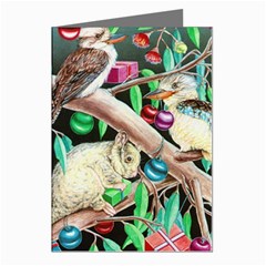 Kookaburra Possum Tree 8 Pack Large Greeting Card