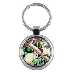 Christmas Kooka Twins  Key Chain (round) by Koalasandkangasplus