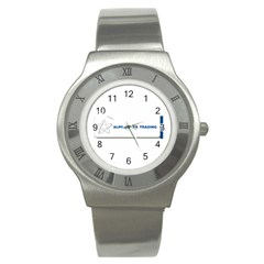 Alpha Star Stainless Steel Watch (round)