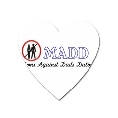 Madd Large Sticker Magnet (heart)