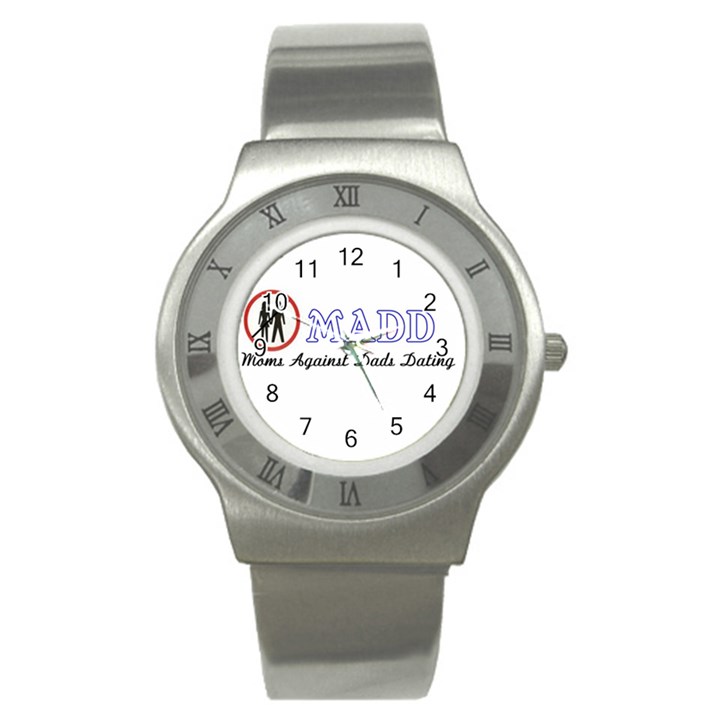 Madd Stainless Steel Watch (Round)