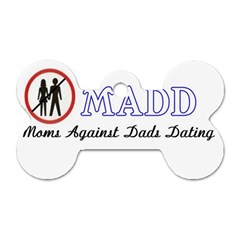 Madd Twin-sided Dog Tag (bone)