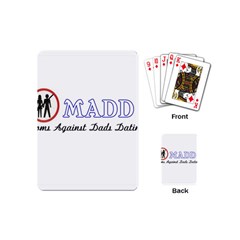 Madd Playing Cards (mini) by OrbTees