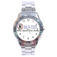 Madd Stainless Steel Analogue Watch (round) by OrbTees