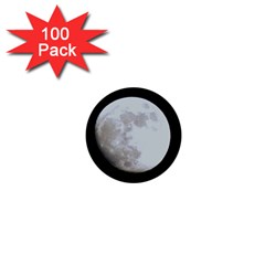 Moon 100 Pack Mini Button (round) by LigerTees