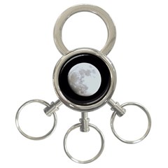 Moon 3-ring Key Chain by LigerTees