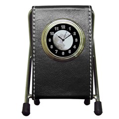 Moon Stationery Holder Clock