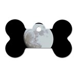 Moon Twin-sided Dog Tag (Bone) Front