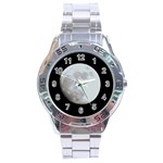 Moon Stainless Steel Analogue Watch (Round) Front