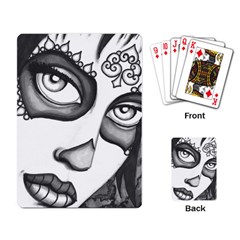 Queen Of Spades Standard Playing Cards by ThreadsoftheDead