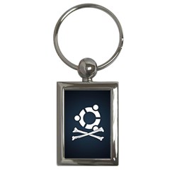 Ubuntu Bone Key Chain (rectangle)