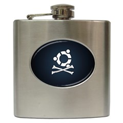 Ubuntu Bone Hip Flask by CreateYourOwnGift