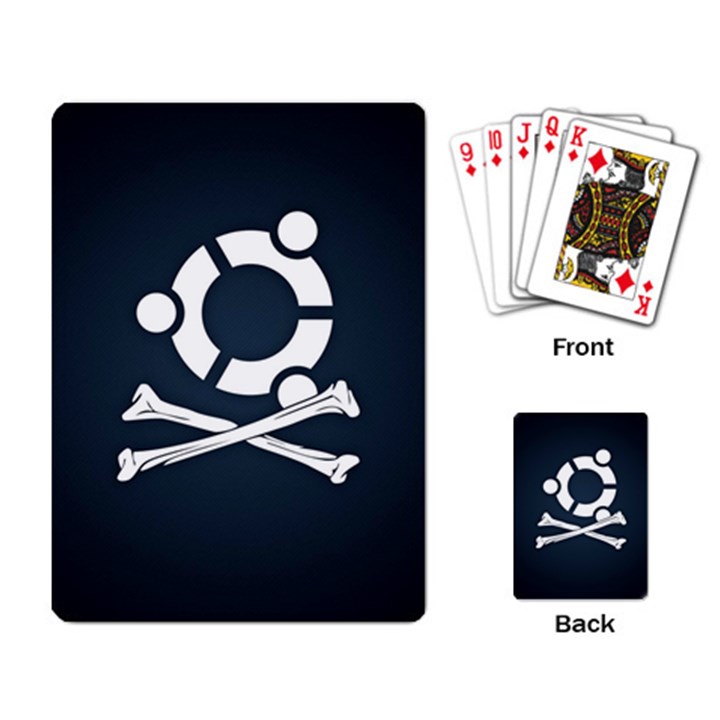 Ubuntu Bone Standard Playing Cards