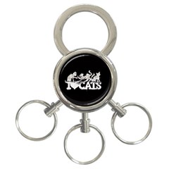 Catz 3-ring Key Chain by artattack4all